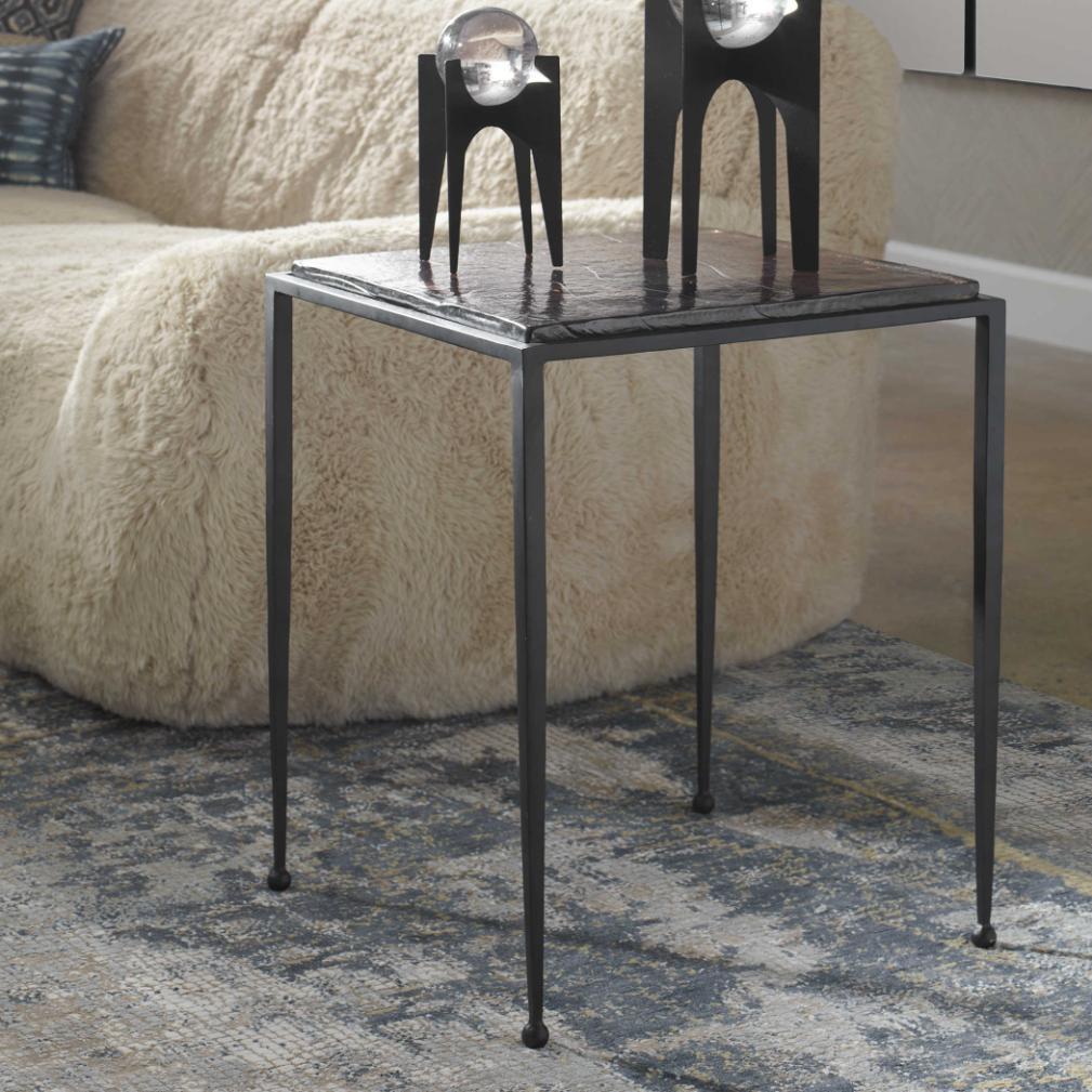 Uttermost Living Uttermost Wavelet Iron Side Table House of Isabella UK