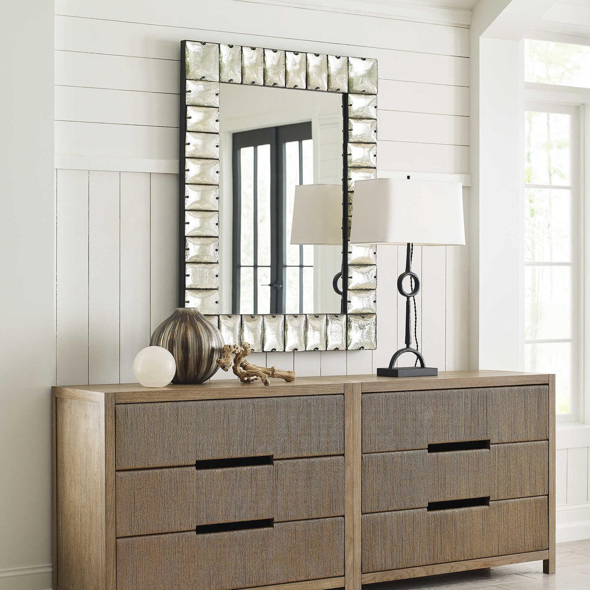 Black Label Tufted Mirror.