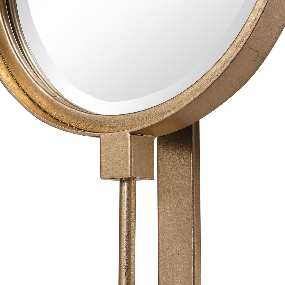 Uttermost Button Gold Mirror.