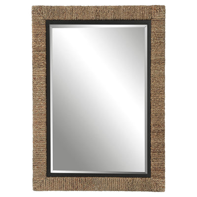 Uttermost Mirrors Uttermost Island Braided Straw Mirror House of Isabella UK