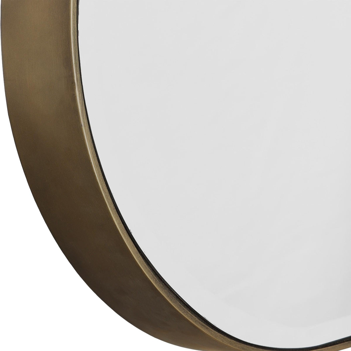Uttermost Lago Oval Gold Mirror.