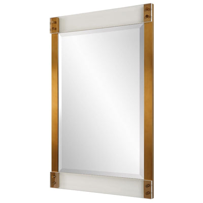 Uttermost Mirrors Uttermost Nera Plated Brass Mirror House of Isabella UK