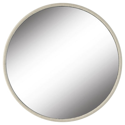 Uttermost Mirrors Uttermost Ranchero White Round Mirror House of Isabella UK