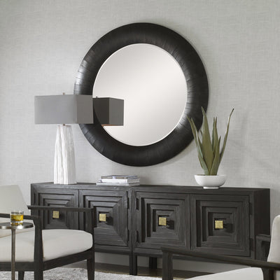 Uttermost Mirrors Uttermost Stockade Dark Round Mirror House of Isabella UK