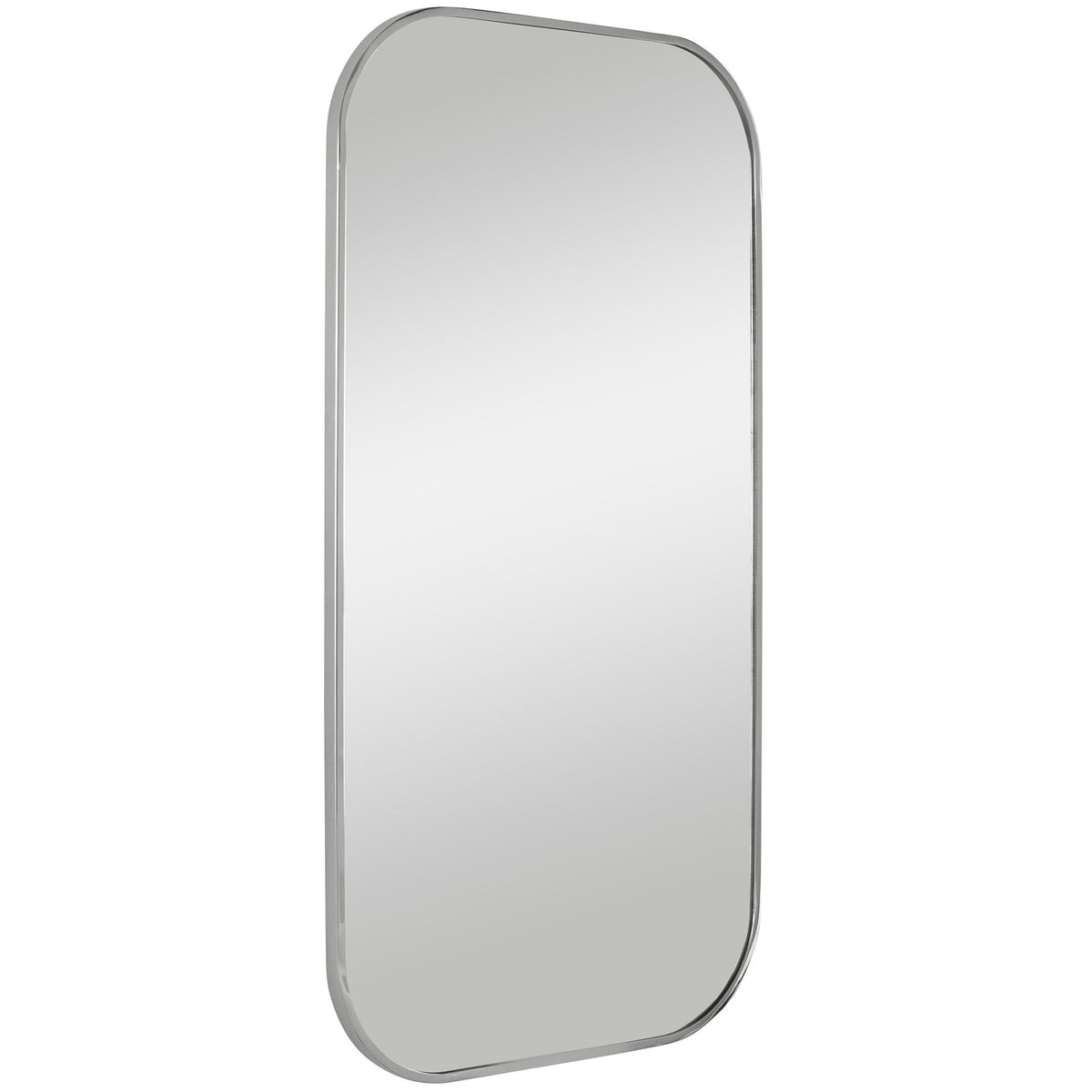 Uttermost Taft Polished Nickel Mirror.